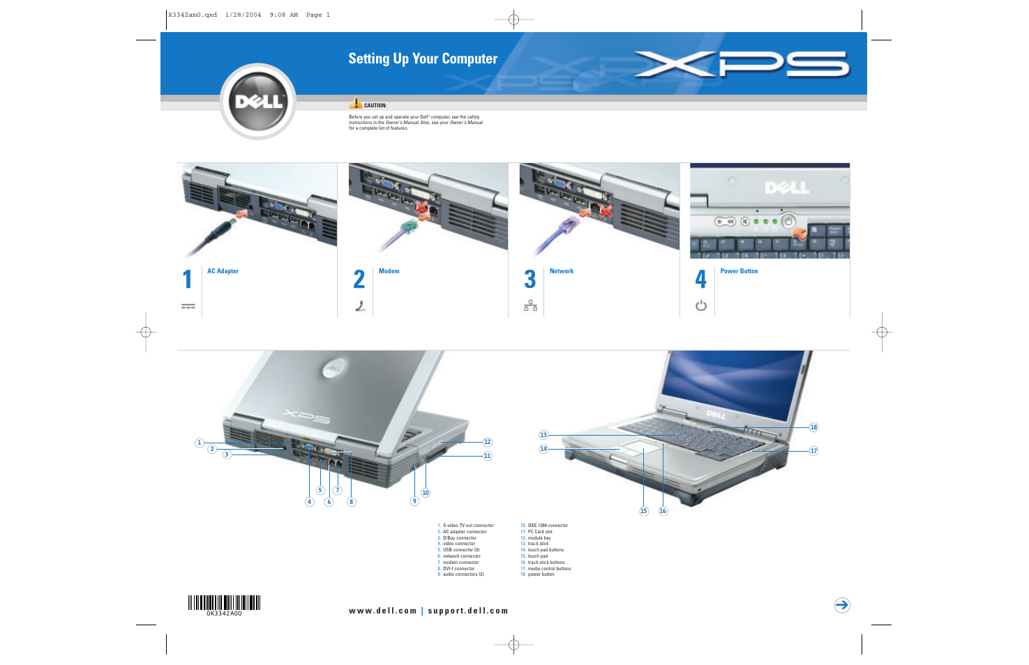 Dell Inspiron XPS User Manual | 2 pages