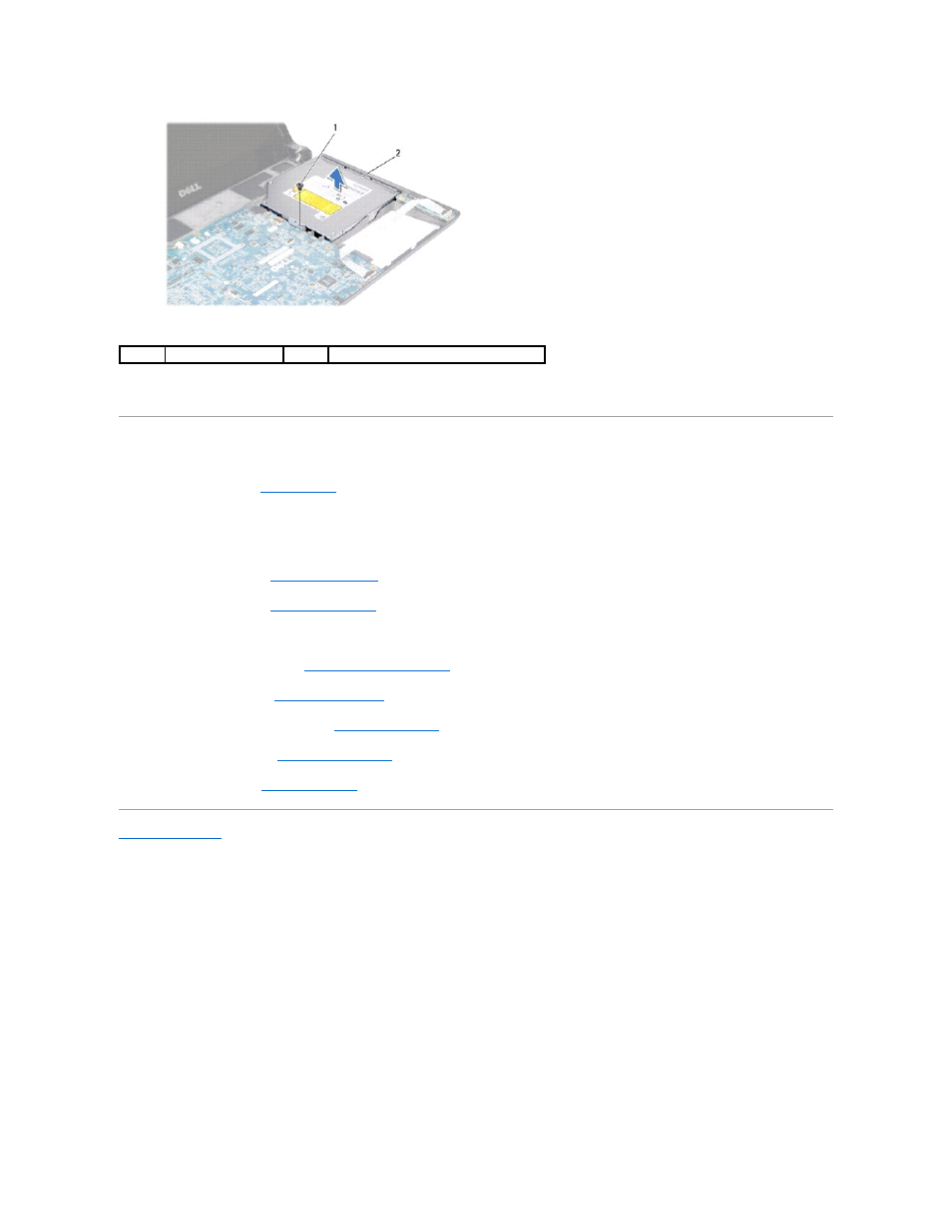 Replacing the optical drive | Dell Studio 1457 (Late 2009) User Manual | Page 37 / 47