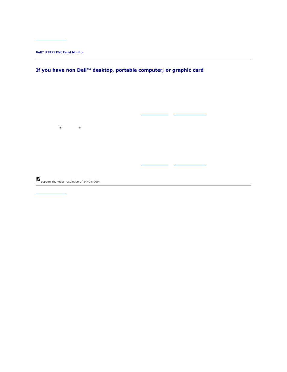 Setting up your monitor | Dell P1911 Monitor User Manual | Page 15 / 38