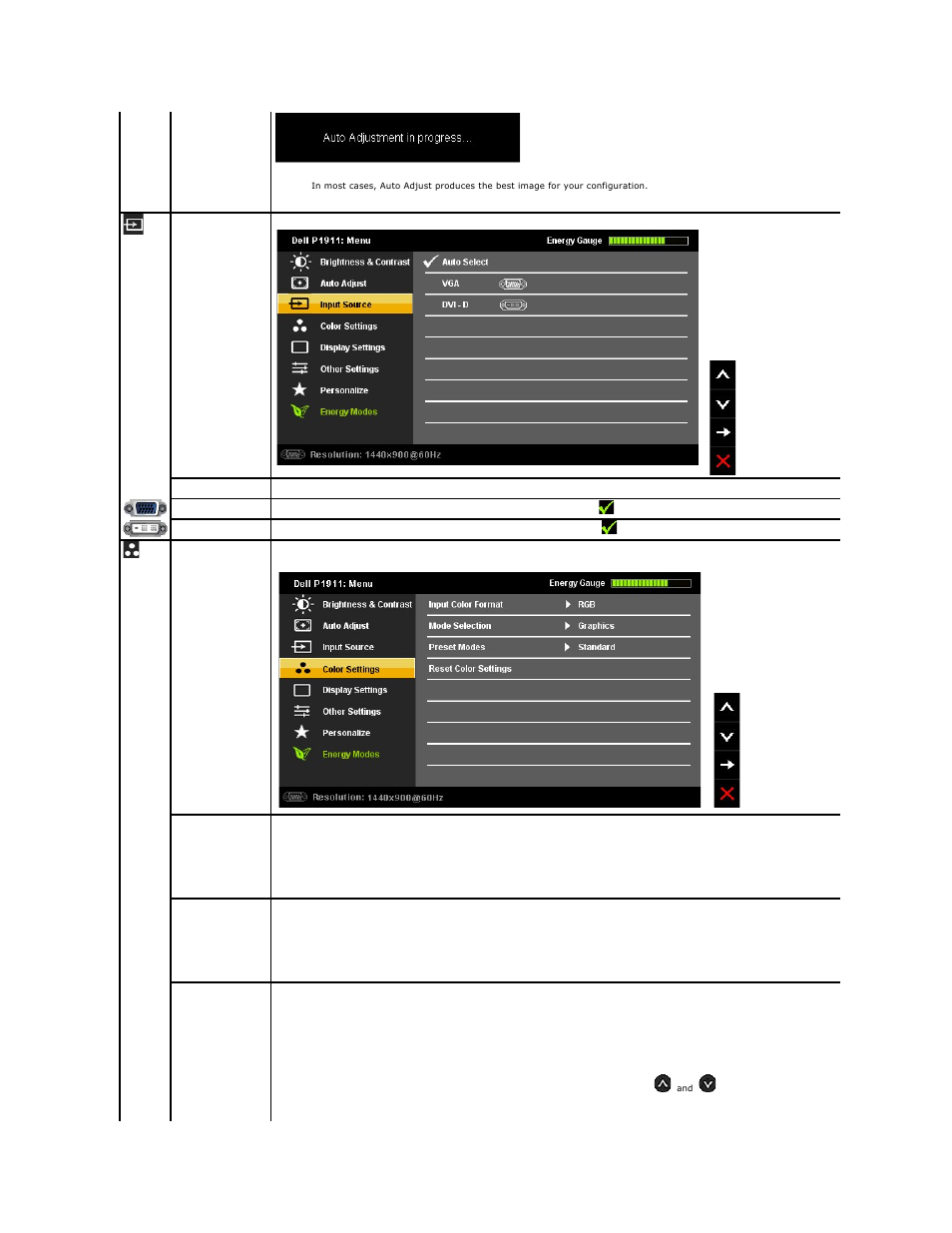 Dell P1911 Monitor User Manual | Page 25 / 38