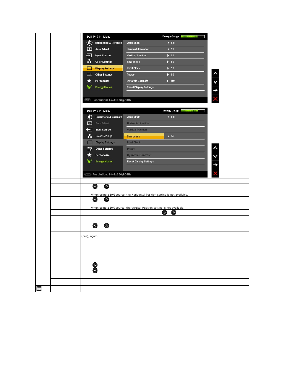 Dell P1911 Monitor User Manual | Page 27 / 38