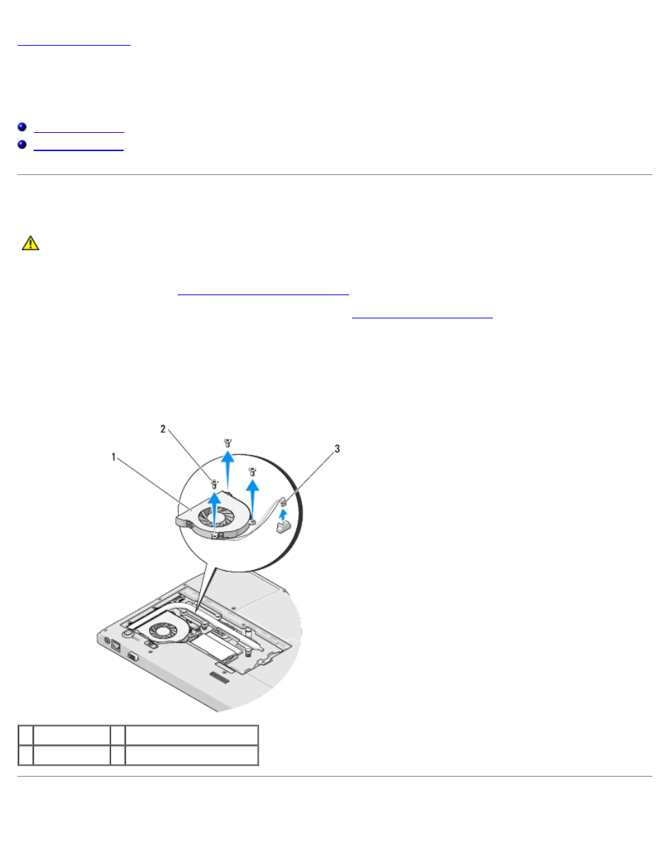 Fan: dell vostro 2510 <br>service manual, Removing the fan, Replacing the fan | Dell Vostro 2510 (Early 2009) User Manual | Page 24 / 72