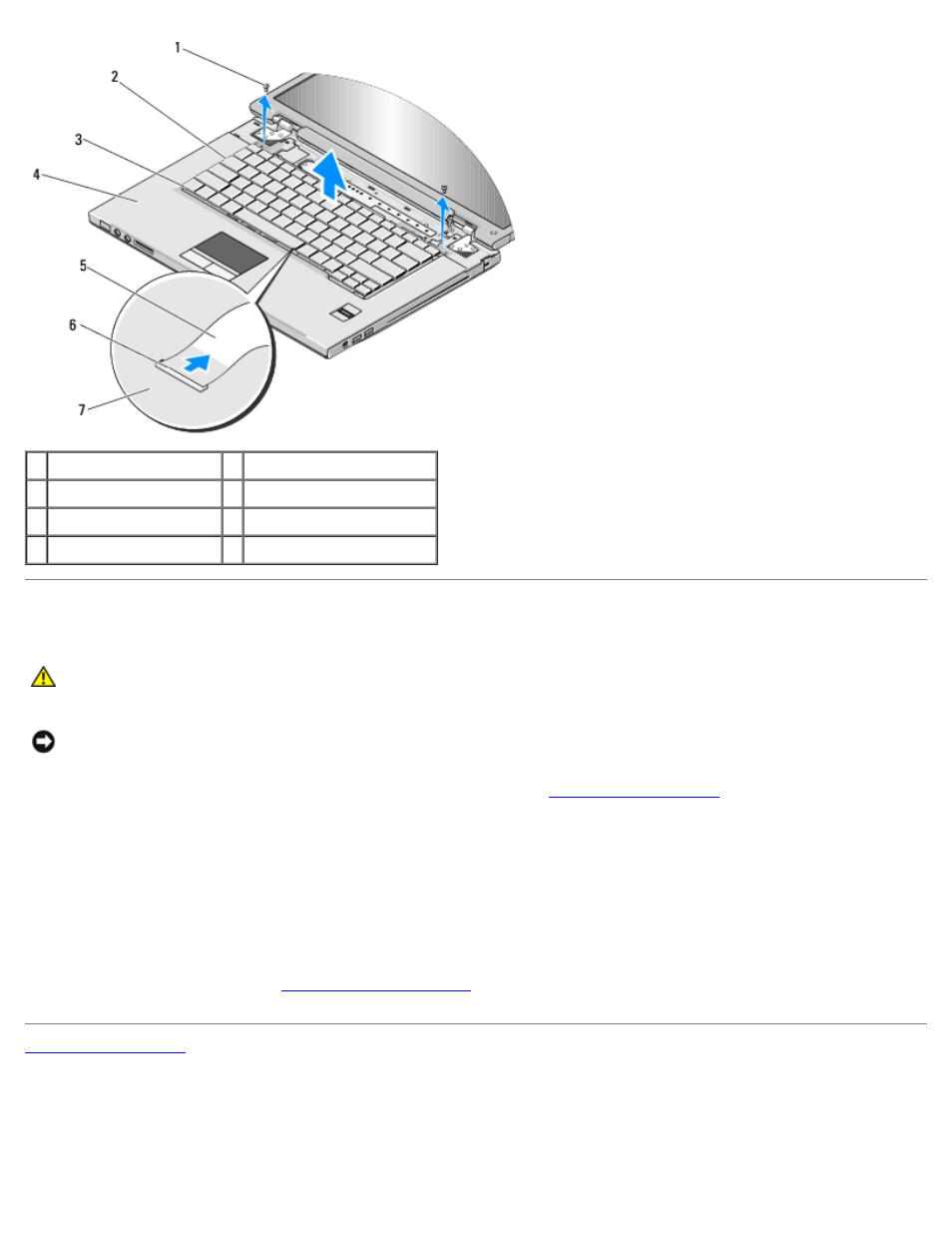 Replacing the keyboard | Dell Vostro 2510 (Early 2009) User Manual | Page 37 / 72