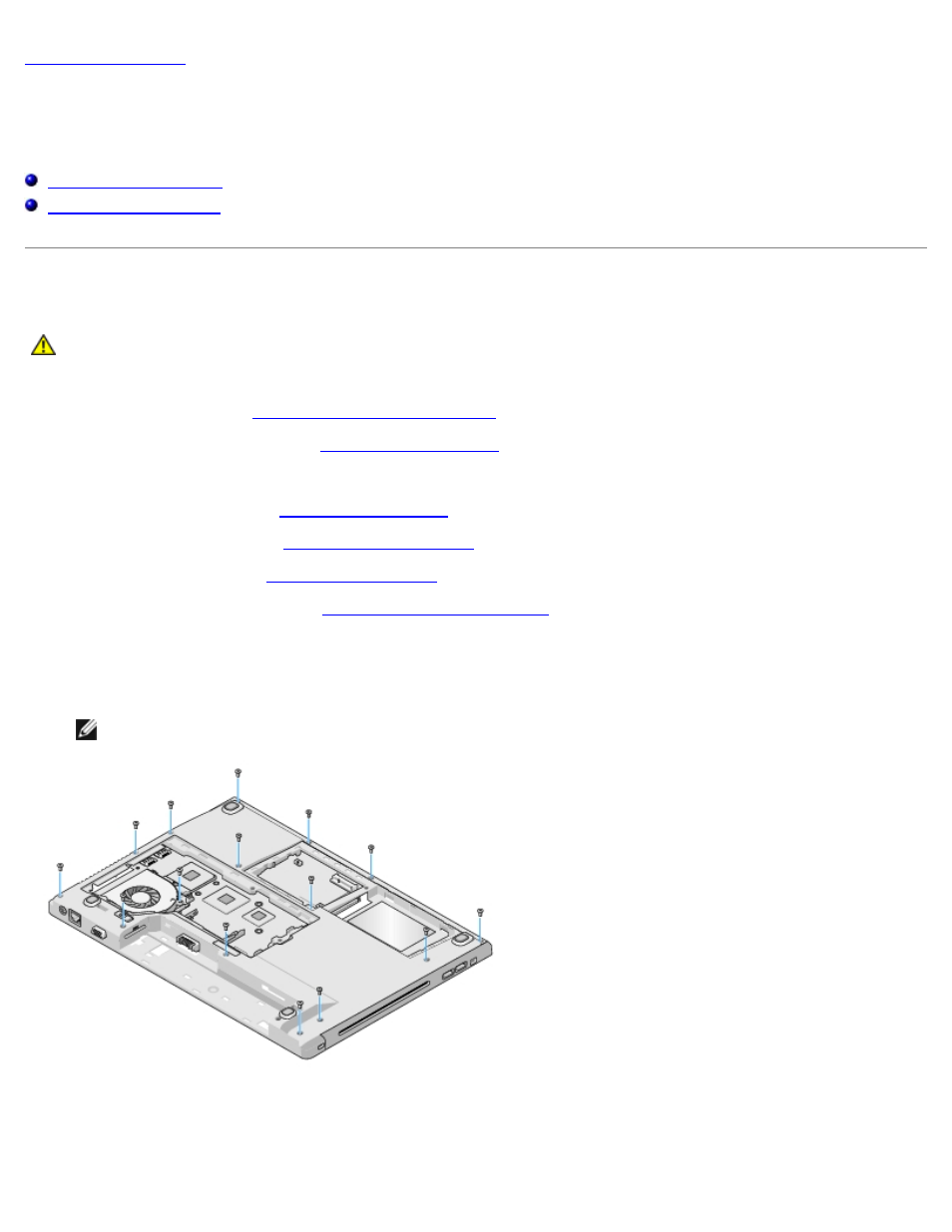 Palm rest: dell vostro 2510 <br>service manual, Palm rest, Removing the palm rest | Dell Vostro 2510 (Early 2009) User Manual | Page 49 / 72