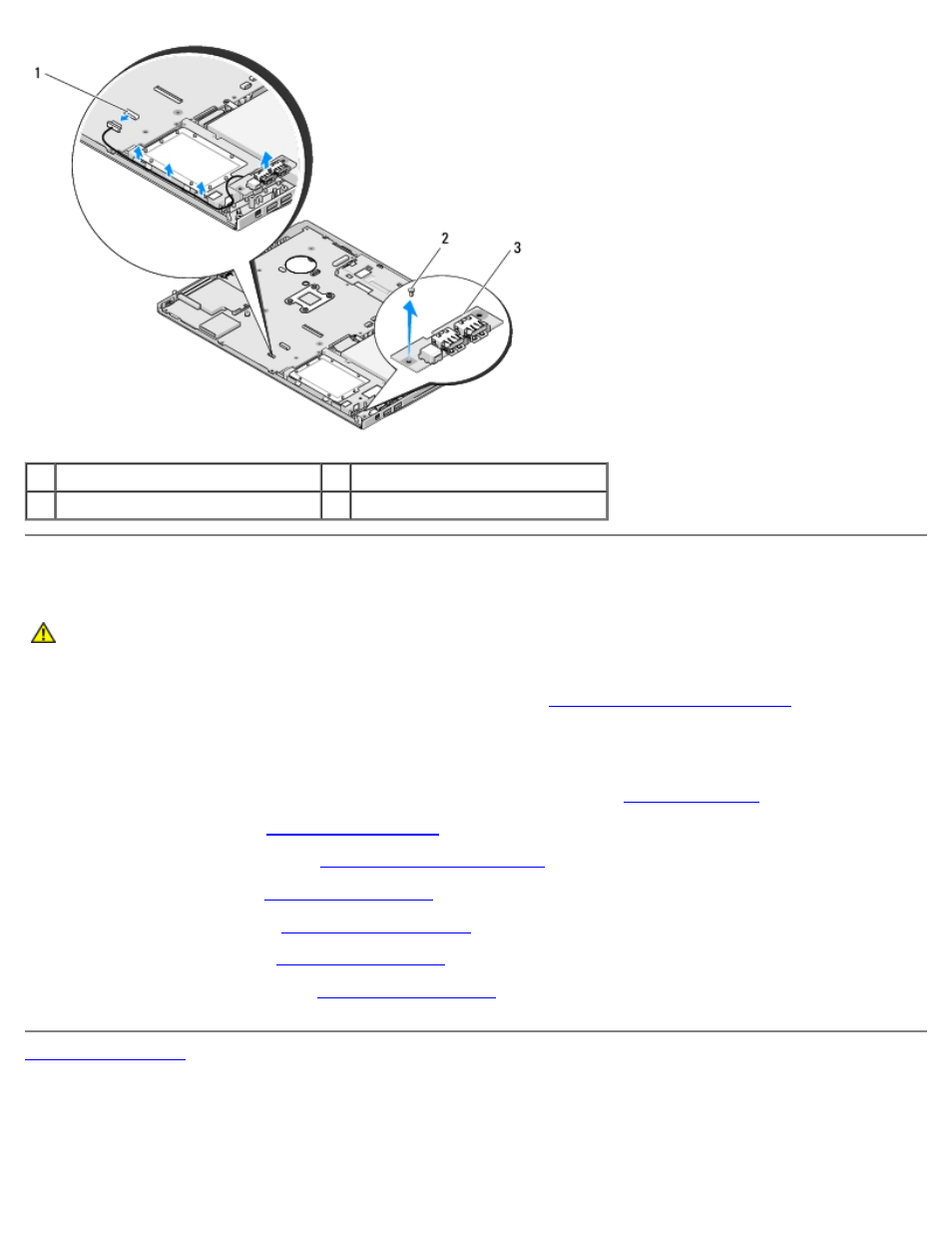 Replacing the usb daughter card | Dell Vostro 2510 (Early 2009) User Manual | Page 65 / 72