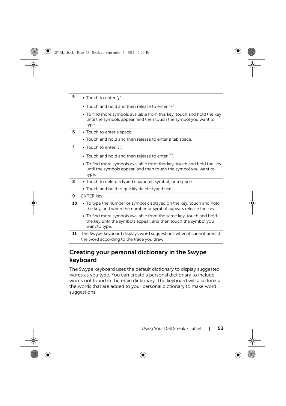 Dell Mobile Streak 7 Wifi Only User Manual | Page 53 / 142