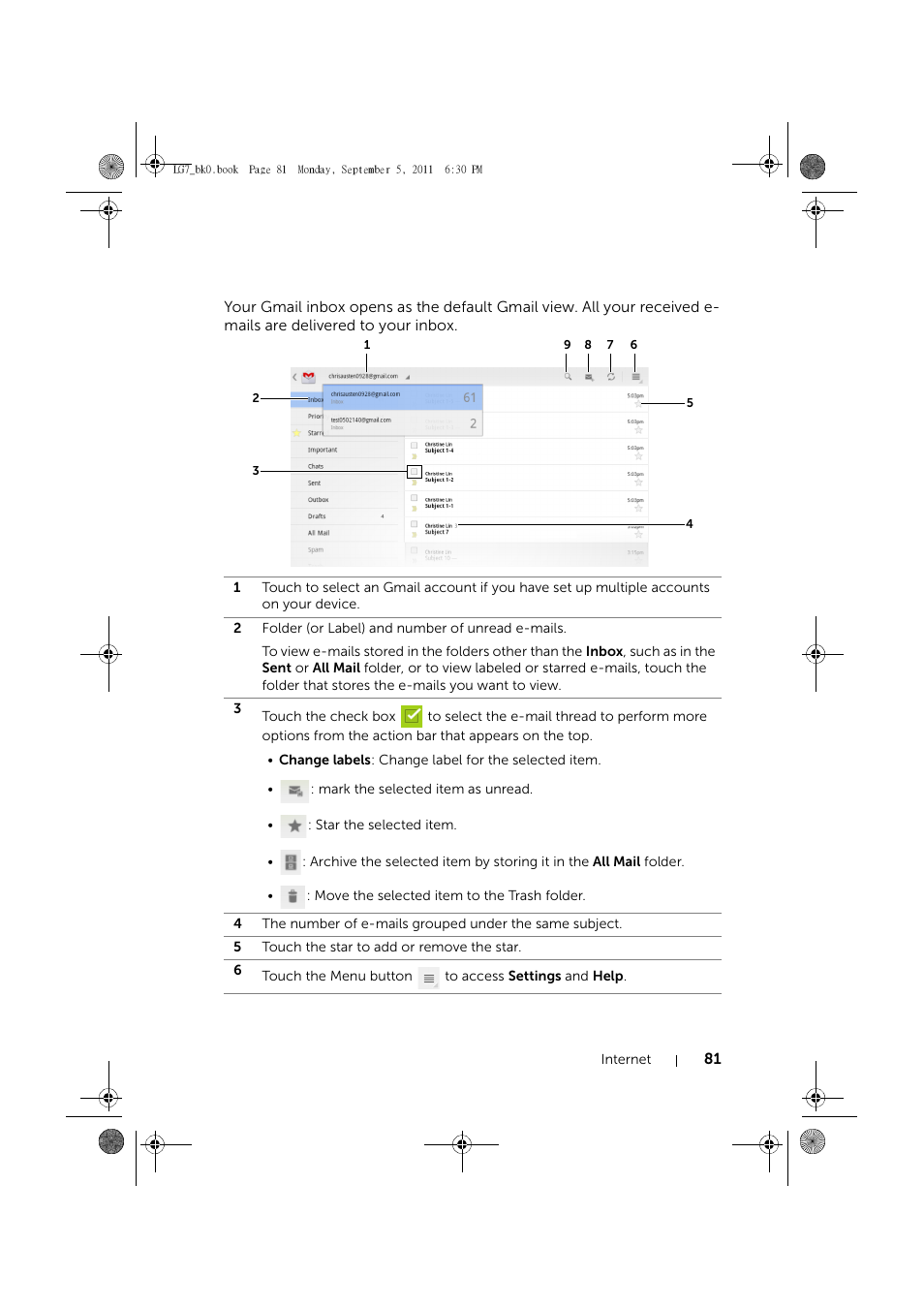 Dell Mobile Streak 7 Wifi Only User Manual | Page 81 / 142