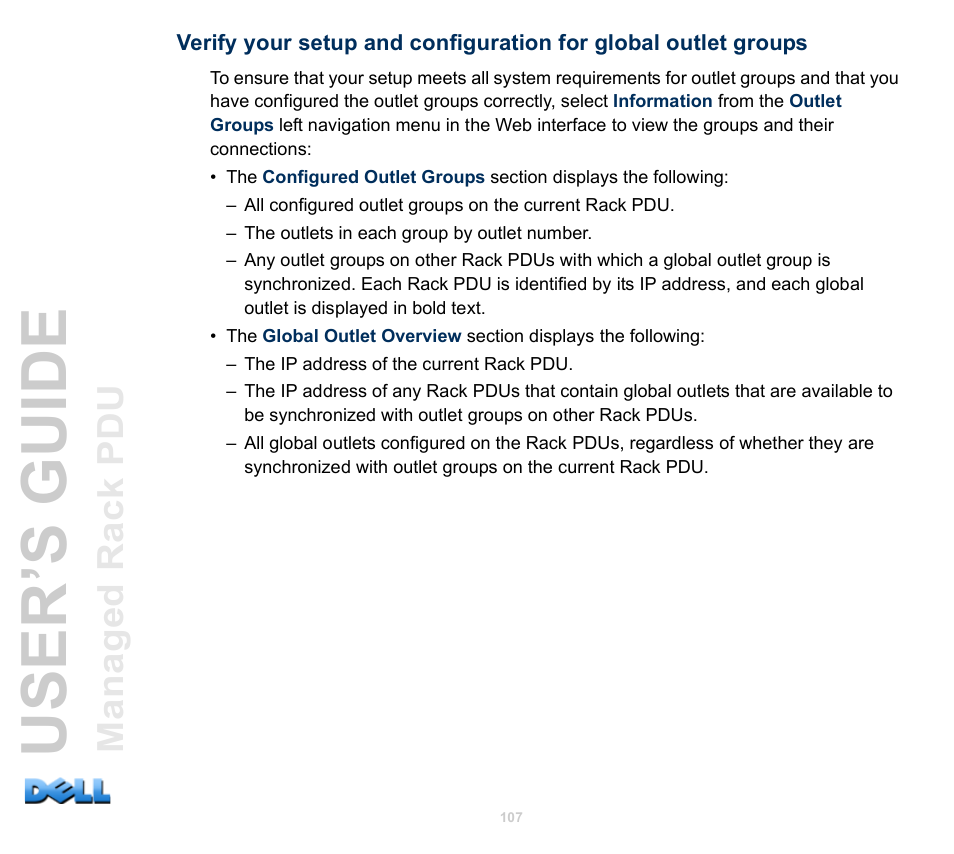 User’s guide | Dell Managed PDU LED User Manual | Page 112 / 244