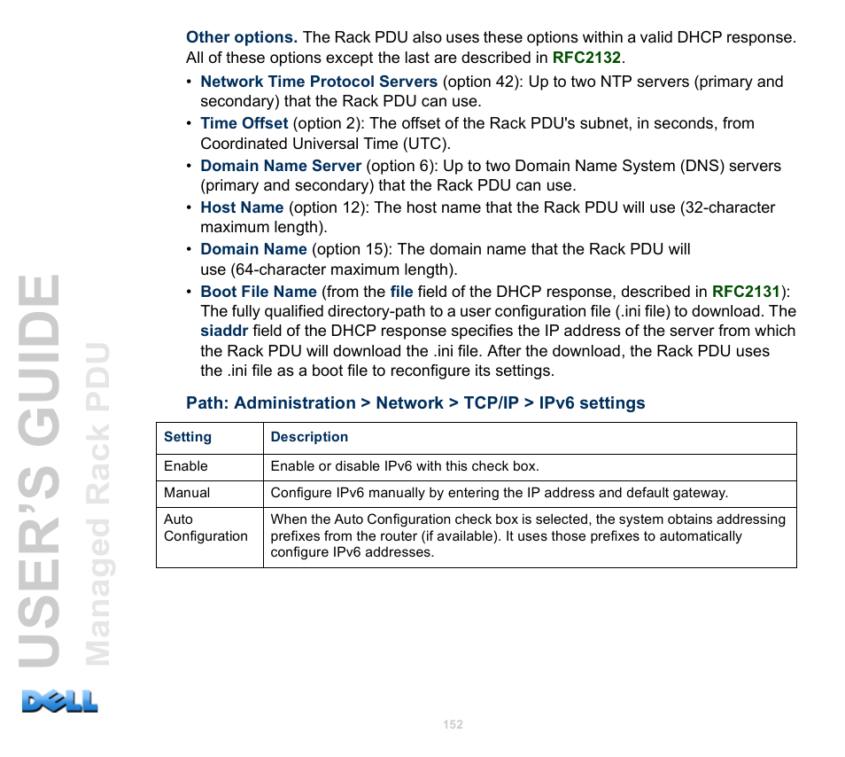 User’s guide | Dell Managed PDU LED User Manual | Page 157 / 244