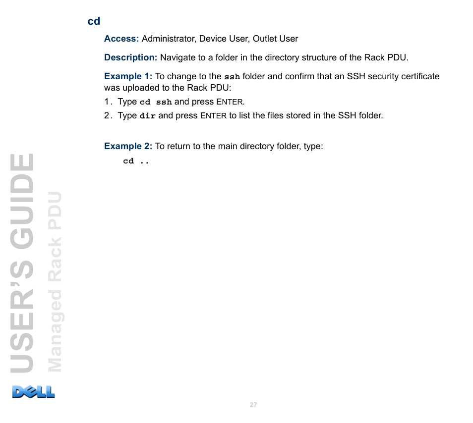 User’s guide | Dell Managed PDU LED User Manual | Page 32 / 244