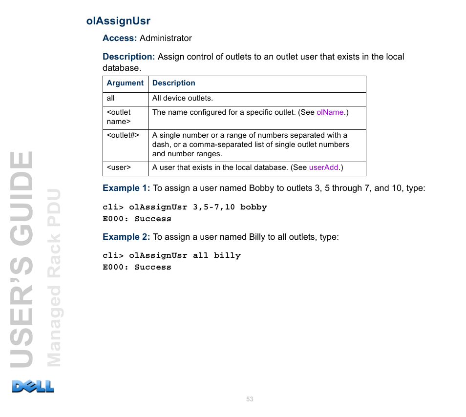 Olassignusr, User’s guide | Dell Managed PDU LED User Manual | Page 58 / 244