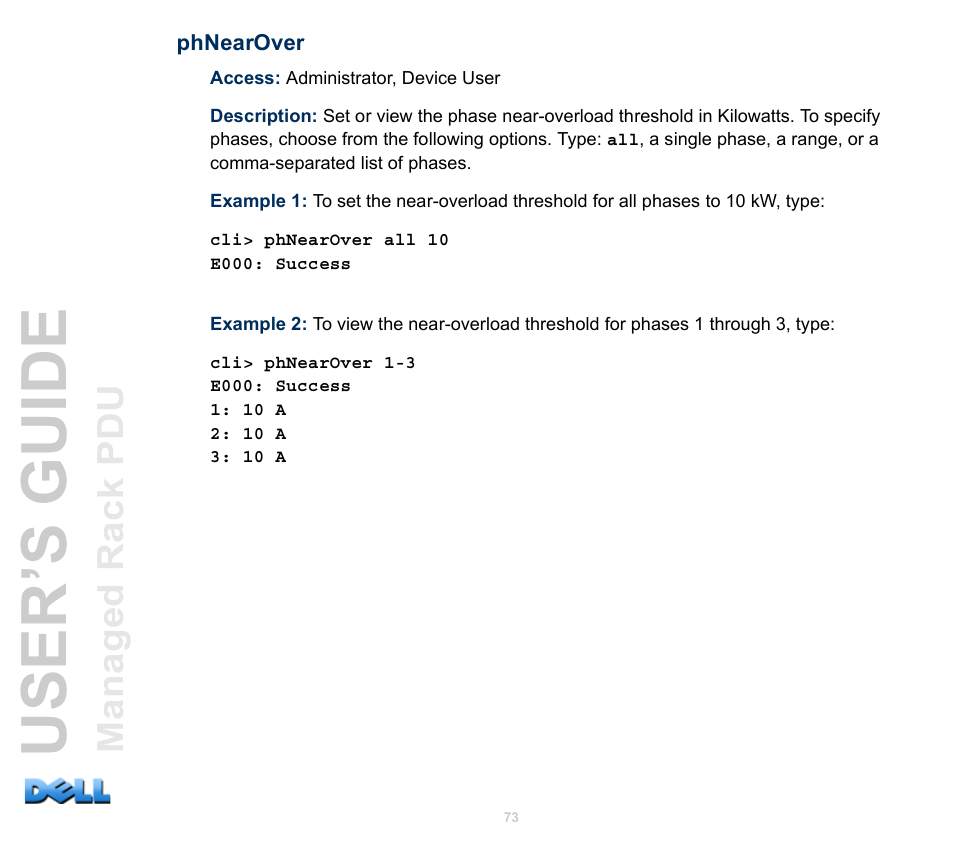 Phnearover, User’s guide | Dell Managed PDU LED User Manual | Page 78 / 244