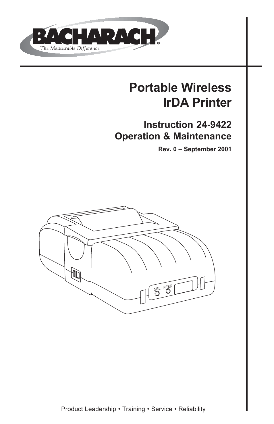 Bacharach 24-9422 User Manual | 16 pages