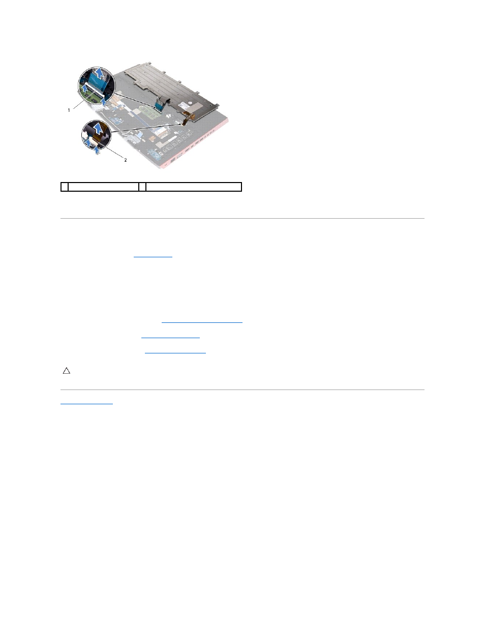 Replacing the keyboard | Dell Alienware M18x (Early 2011) User Manual | Page 36 / 64
