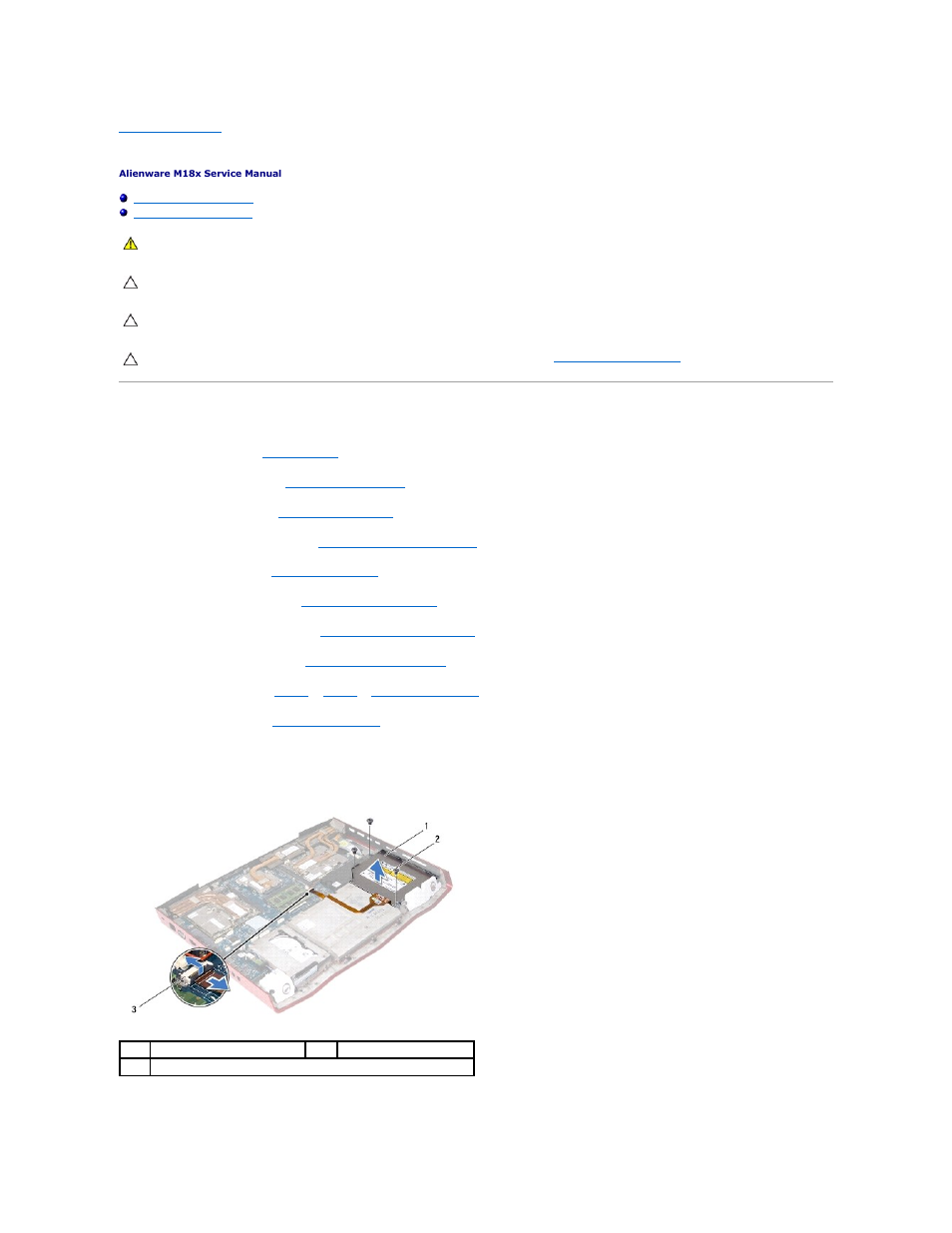 Optical drive, Removing the optical drive | Dell Alienware M18x (Early 2011) User Manual | Page 45 / 64