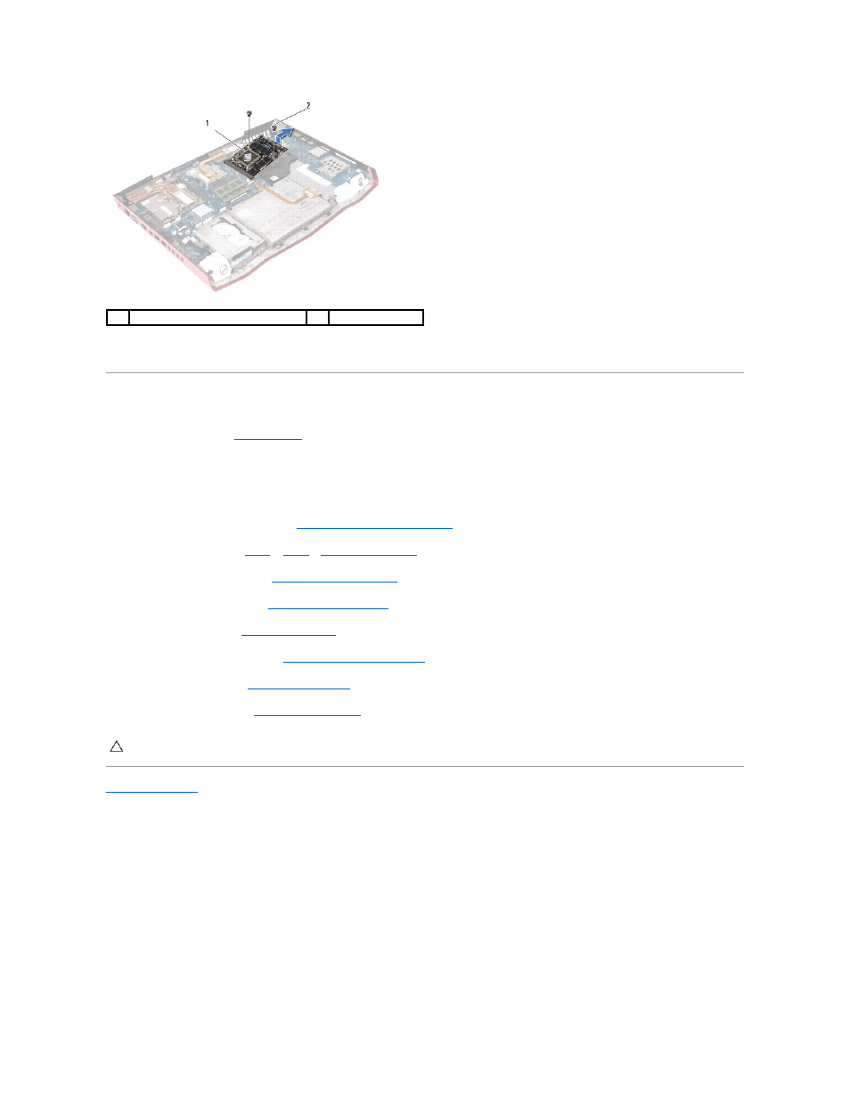 Replacing the video card(s) | Dell Alienware M18x (Early 2011) User Manual | Page 62 / 64