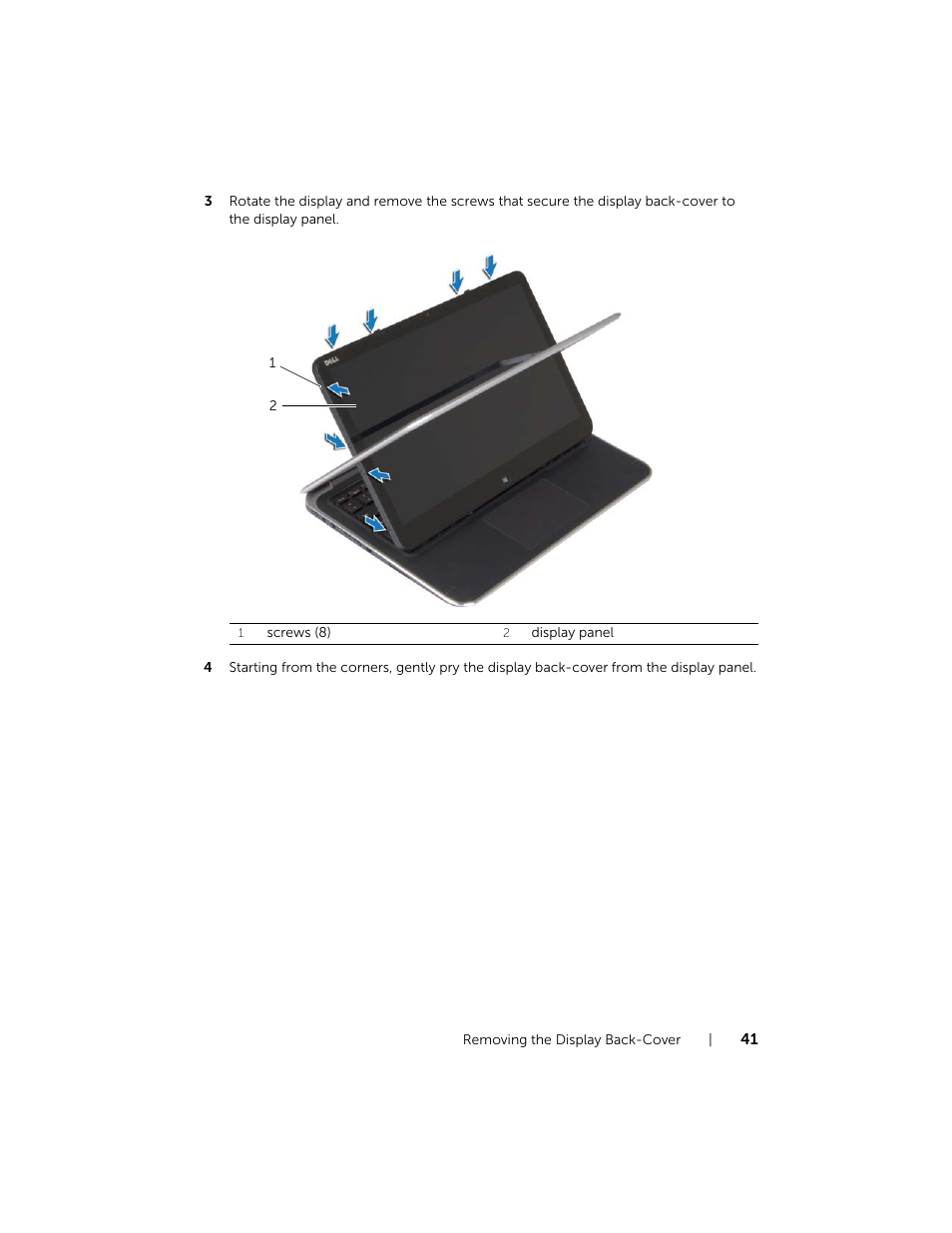 Dell XPS 12 (9Q33, Mid 2013) User Manual | Page 41 / 56