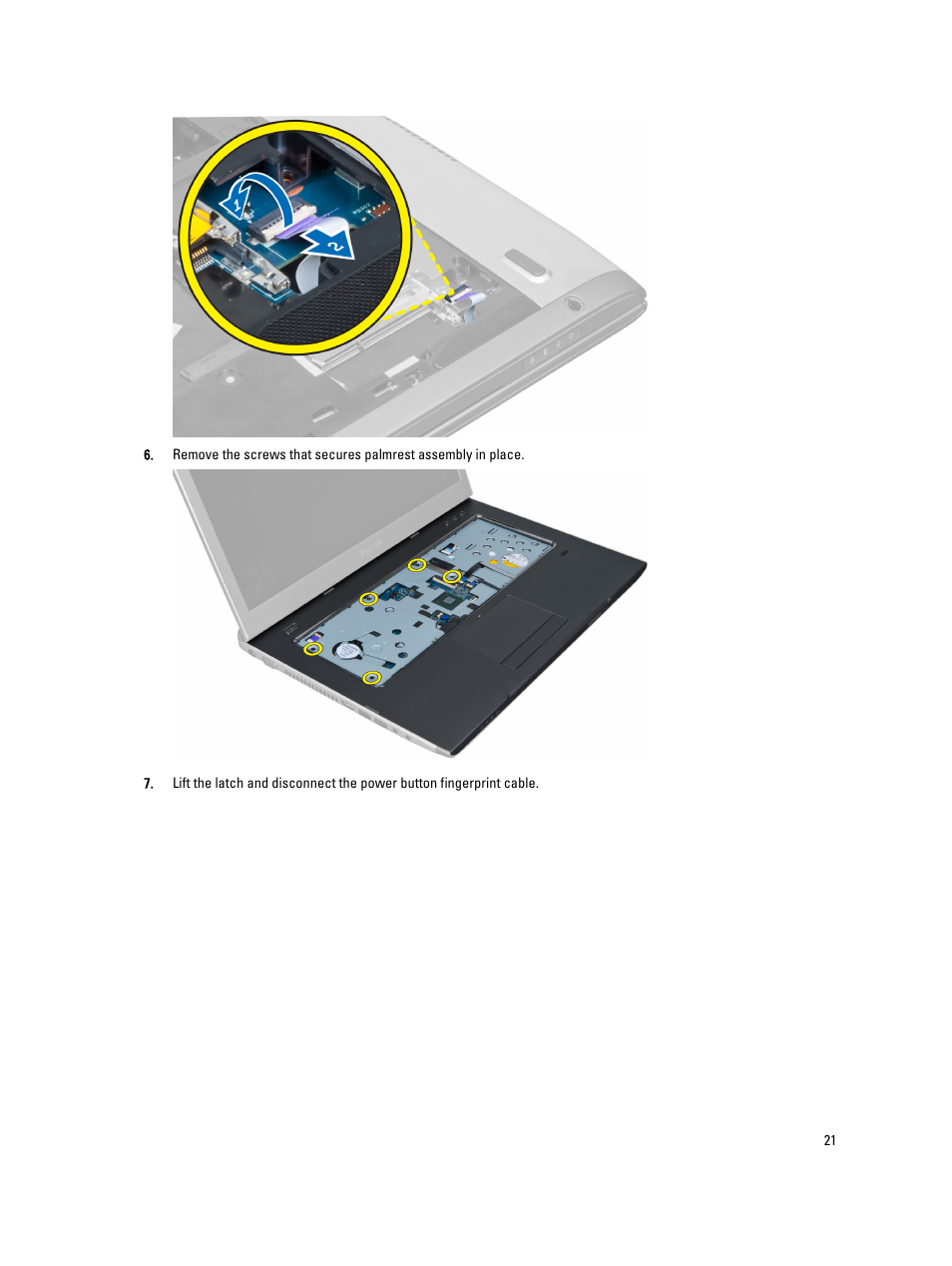 Dell Vostro 3560 (Early 2012) User Manual | Page 21 / 71