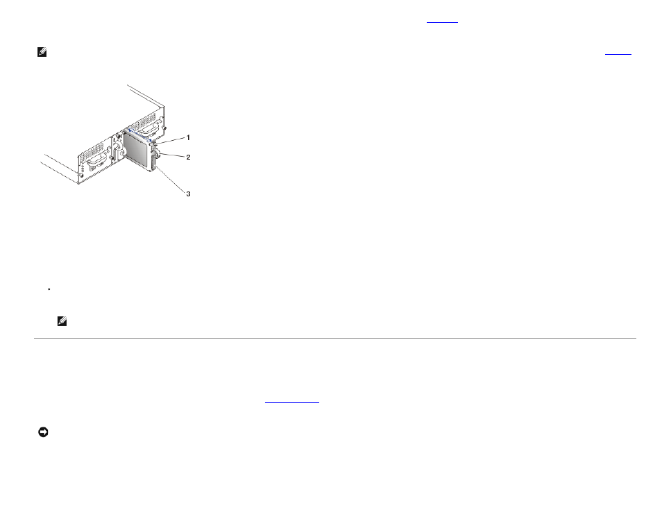 Removing and installing a split-bus module, Removing and installing the split-bus module, Installing an emm or scsi terminator card | Removing a split-bus module | Dell PowerVault 220S (SCSI) User Manual | Page 25 / 32