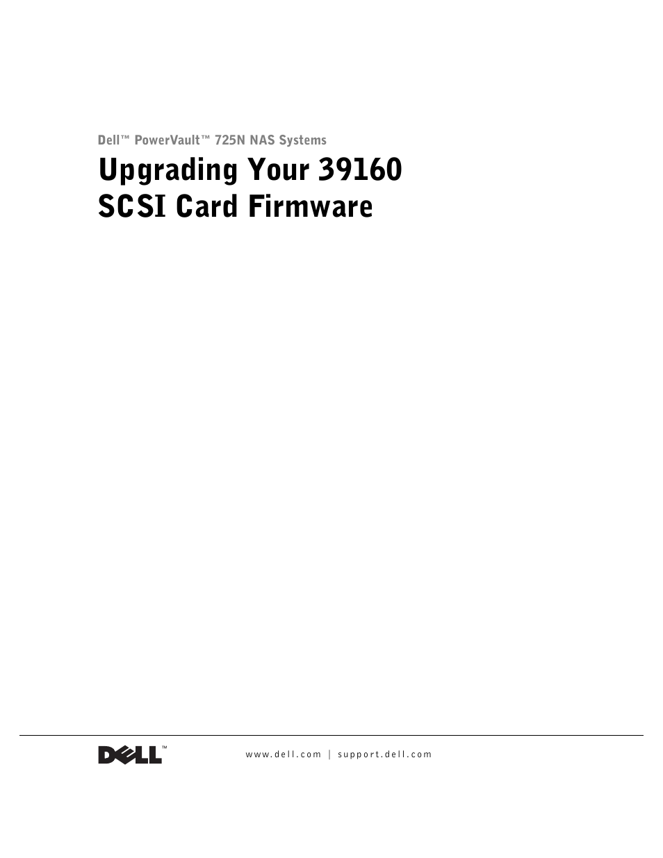 Dell PowerVault 725N (Rackmount NAS Appliance) User Manual | 12 pages