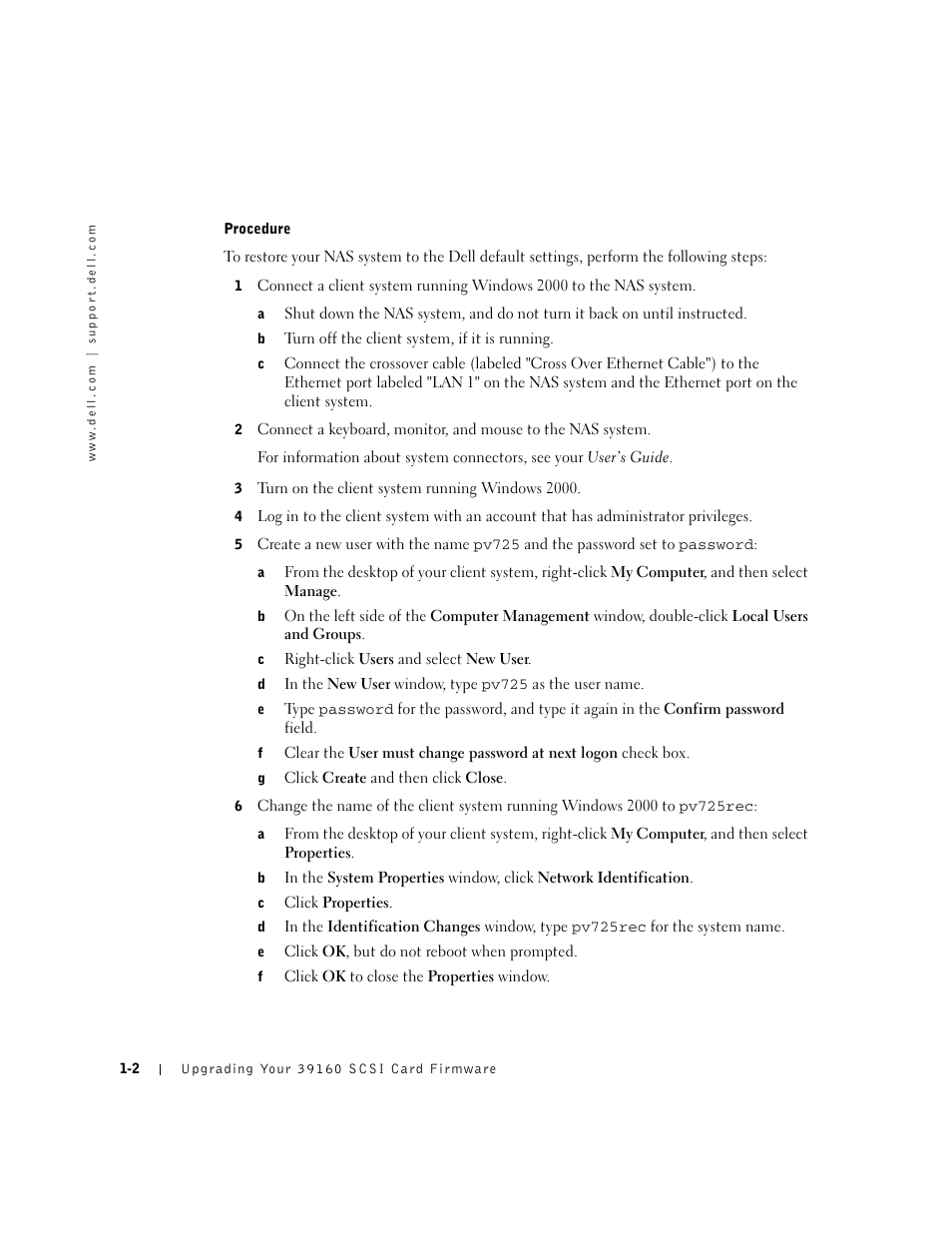 Dell PowerVault 725N (Rackmount NAS Appliance) User Manual | Page 4 / 12