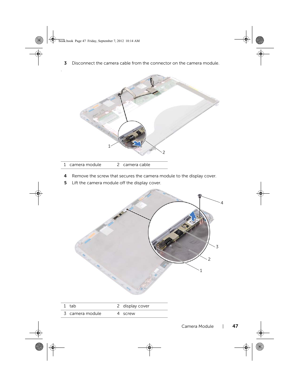 Dell Inspiron M521R (5525, Mid 2012) User Manual | Page 47 / 84