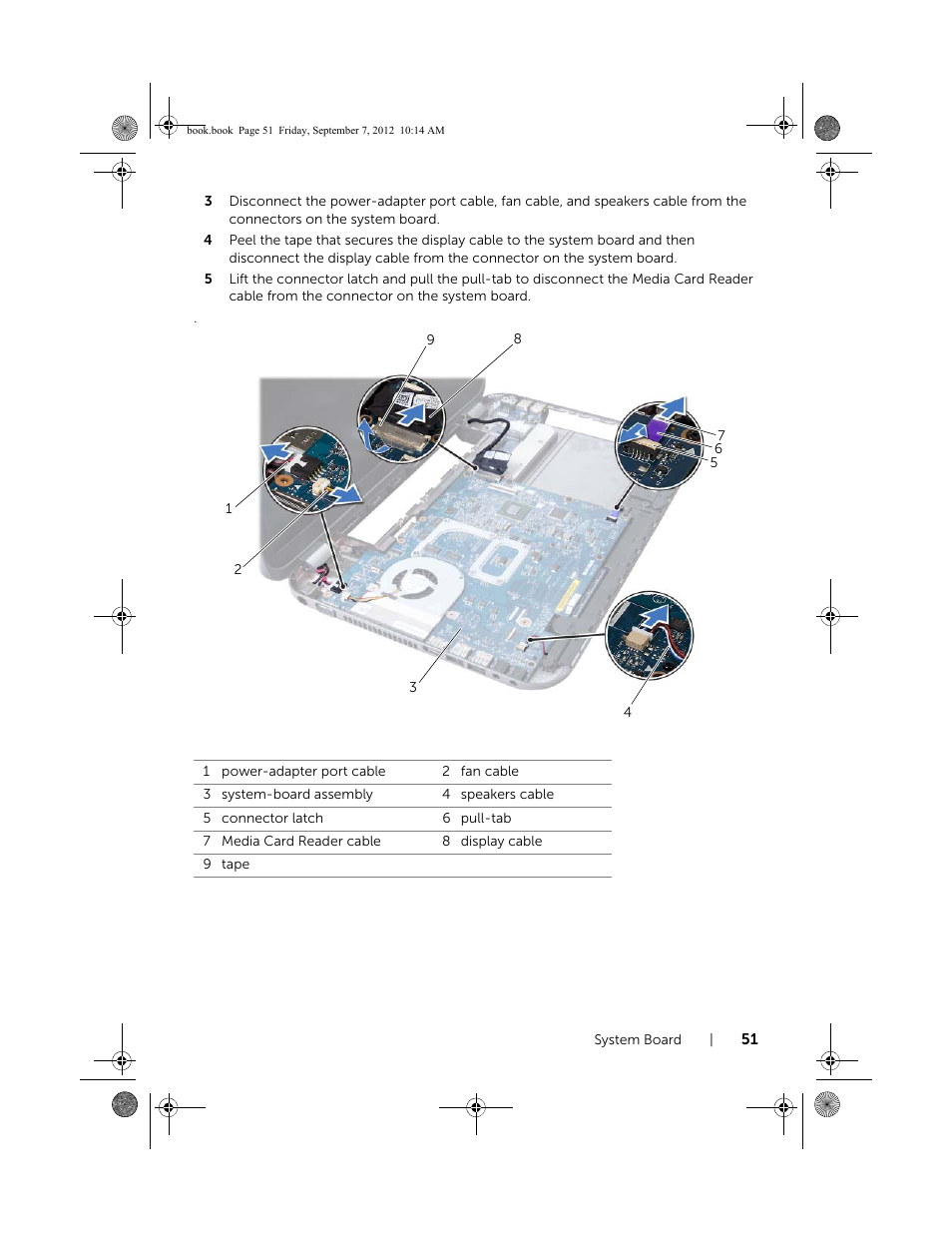 Dell Inspiron M521R (5525, Mid 2012) User Manual | Page 51 / 84