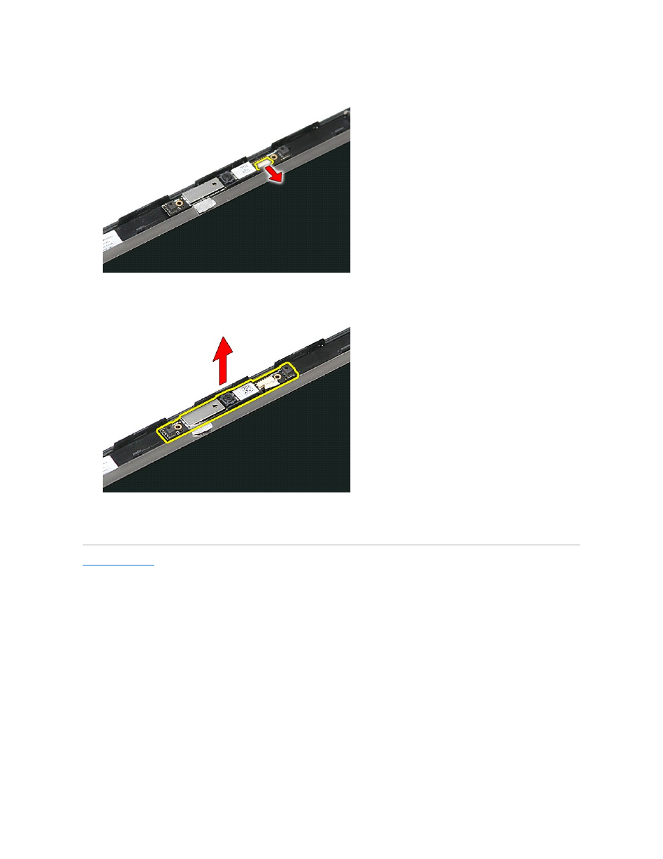 Replacing the camera | Dell Vostro 3700 (Early 2010) User Manual | Page 14 / 77