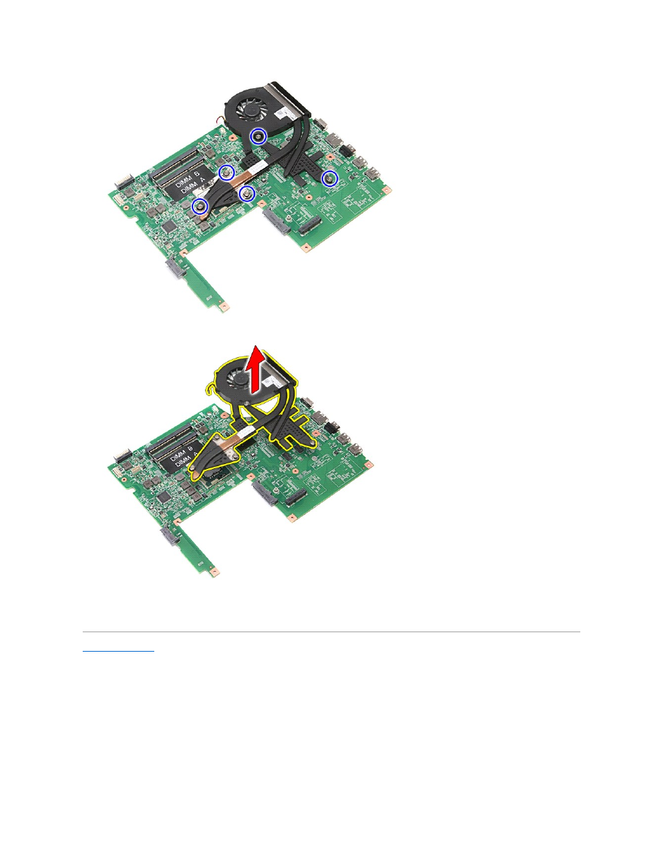 Replacing the heat sink and fan assembly | Dell Vostro 3700 (Early 2010) User Manual | Page 32 / 77