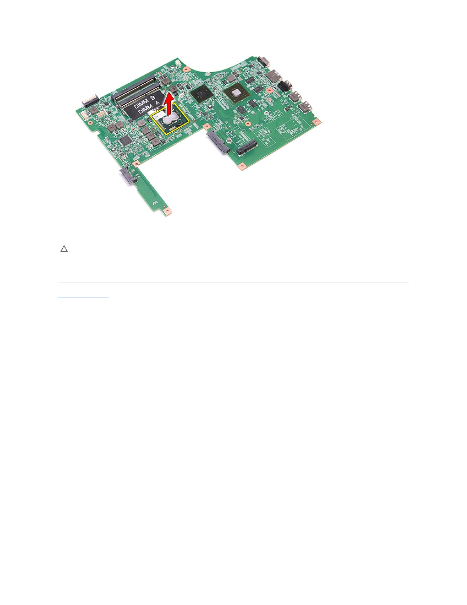 Replacing the processor | Dell Vostro 3700 (Early 2010) User Manual | Page 61 / 77