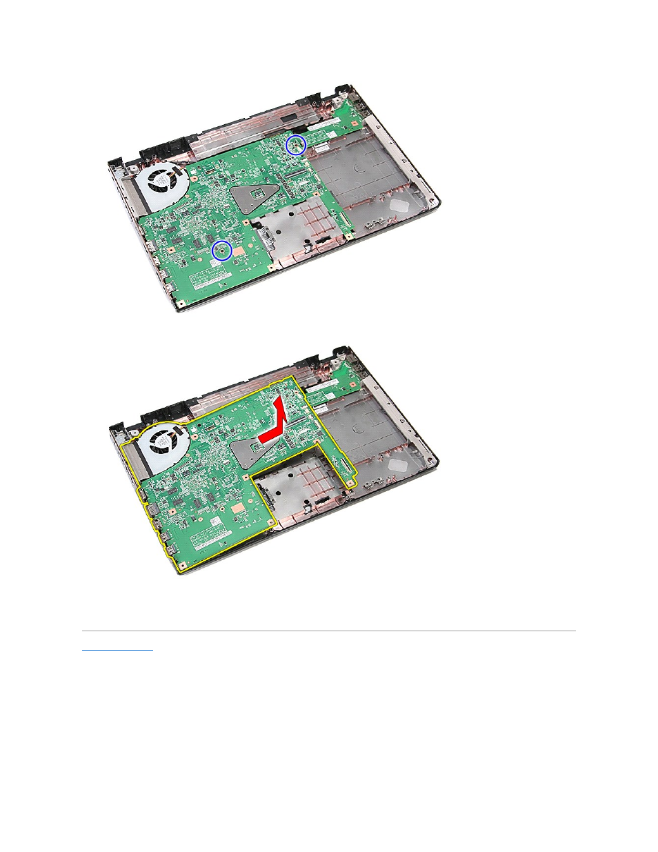 Replacing the system board | Dell Vostro 3700 (Early 2010) User Manual | Page 73 / 77