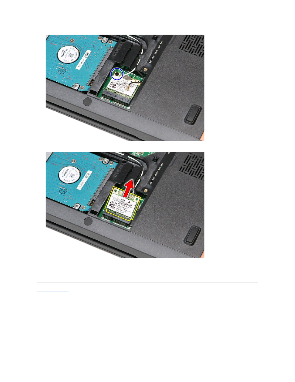 Replacing the wlan card | Dell Vostro 3700 (Early 2010) User Manual | Page 75 / 77