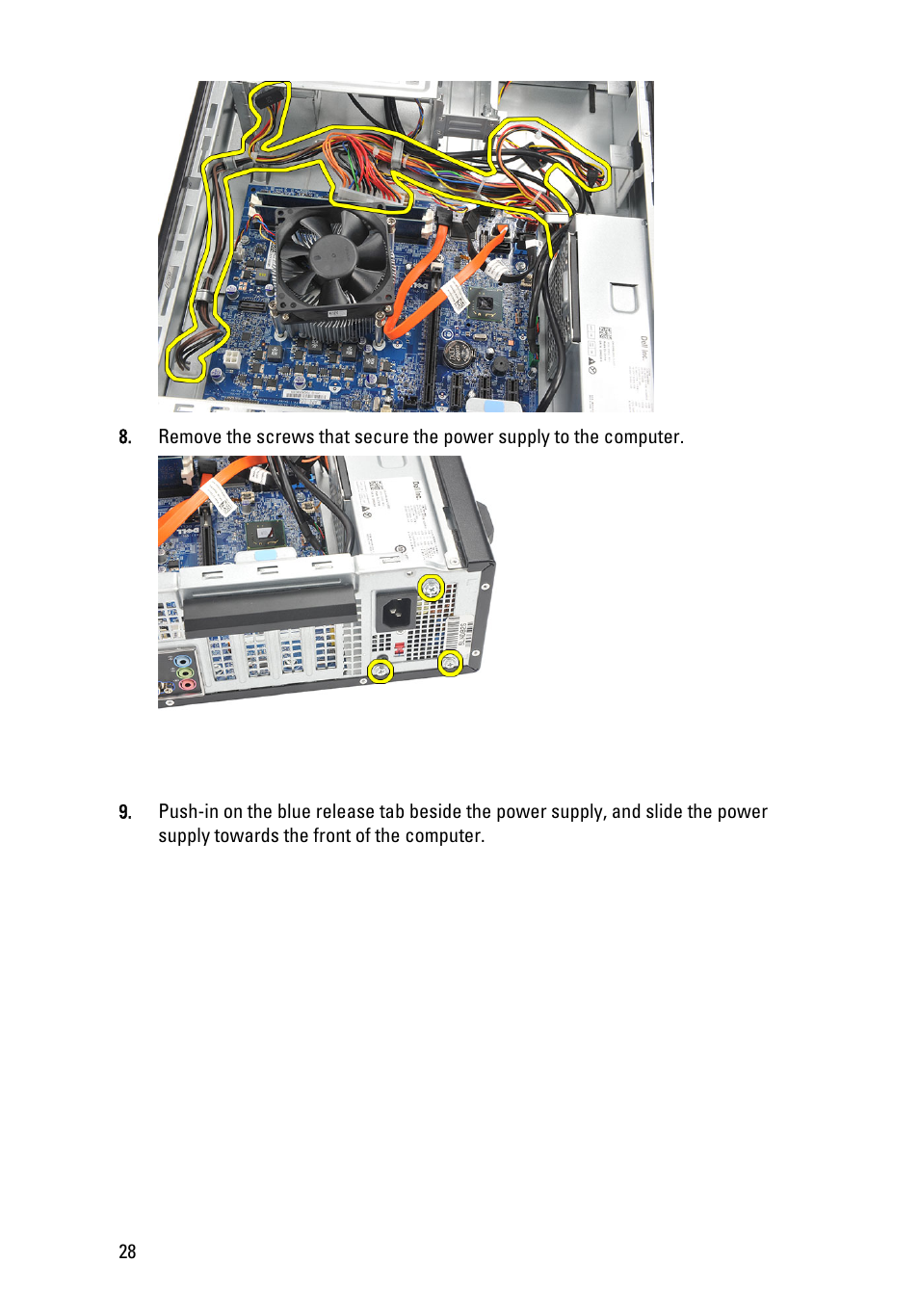 Dell Vostro 260s (Mid 2011) User Manual | Page 28 / 71