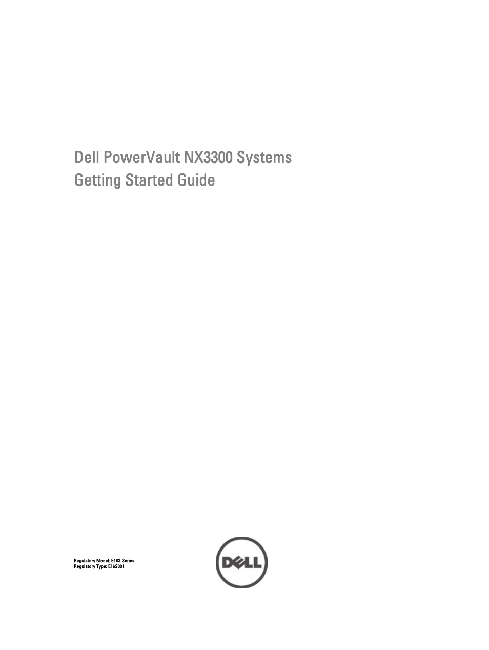 Dell PowerVault NX3300 User Manual | 9 pages