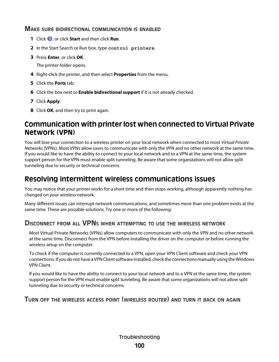 Dell V313w All In One Wireless Inkjet Printer User Manual | Page 100 / 107