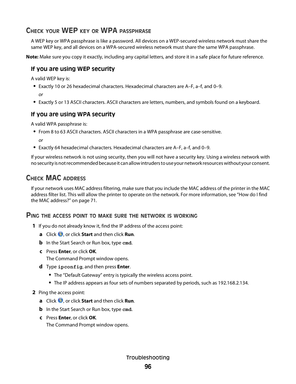 Dell V313w All In One Wireless Inkjet Printer User Manual | Page 96 / 107