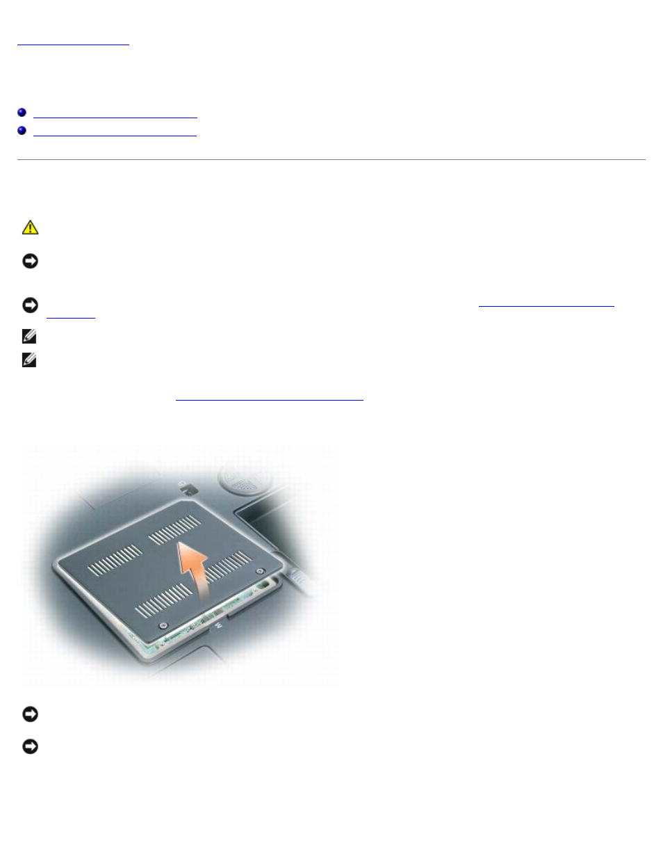 Memory module(s): dell xps m1710 service manual, Memory module(s) | Dell XPS M1710 (MXG061, Early 2006) User Manual | Page 12 / 64
