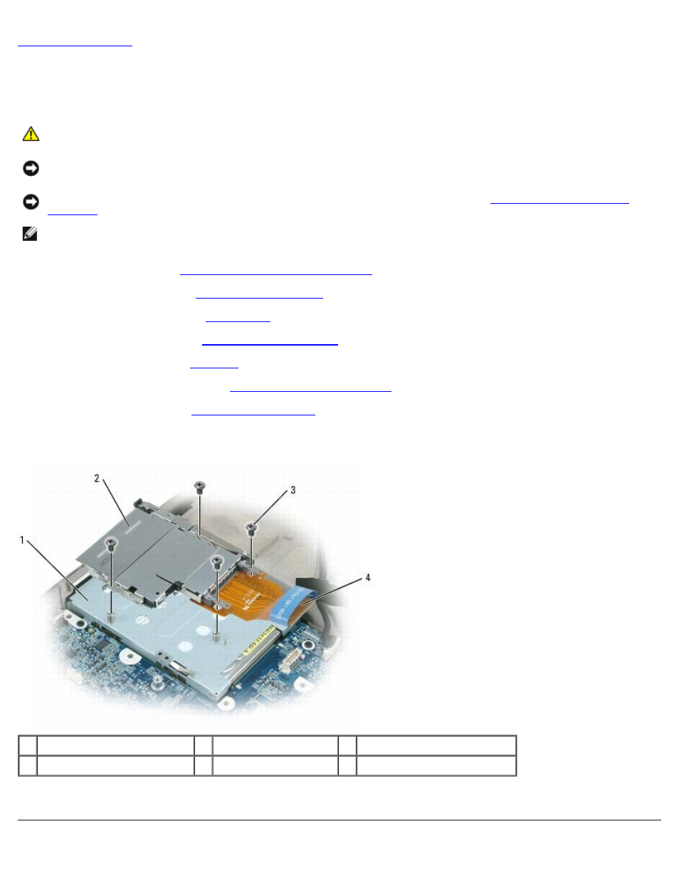 Expresscard cage: dell xps m1710 service manual, Expresscard cage | Dell XPS M1710 (MXG061, Early 2006) User Manual | Page 29 / 64