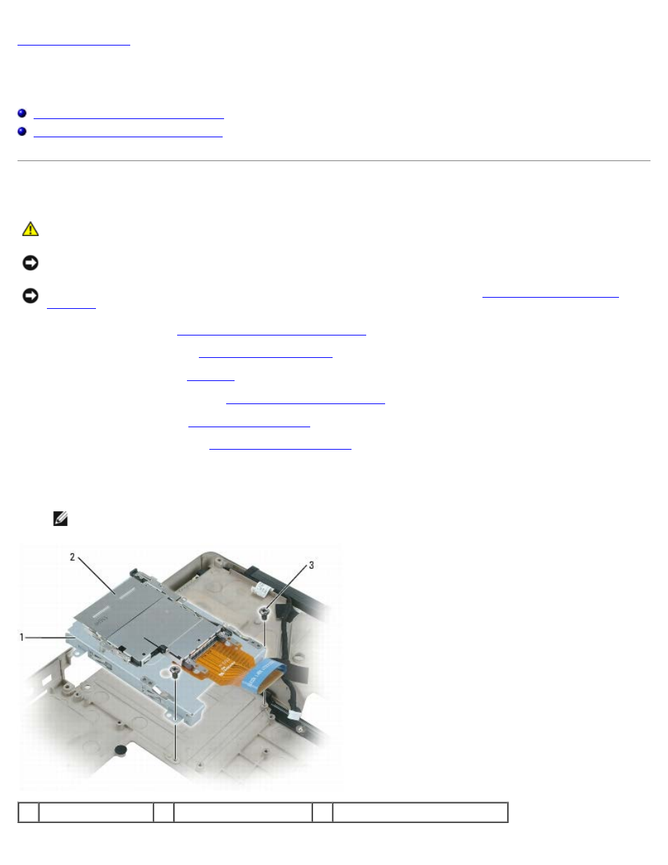 Battery latch assembly, Removing the battery latch assembly | Dell XPS M1710 (MXG061, Early 2006) User Manual | Page 52 / 64