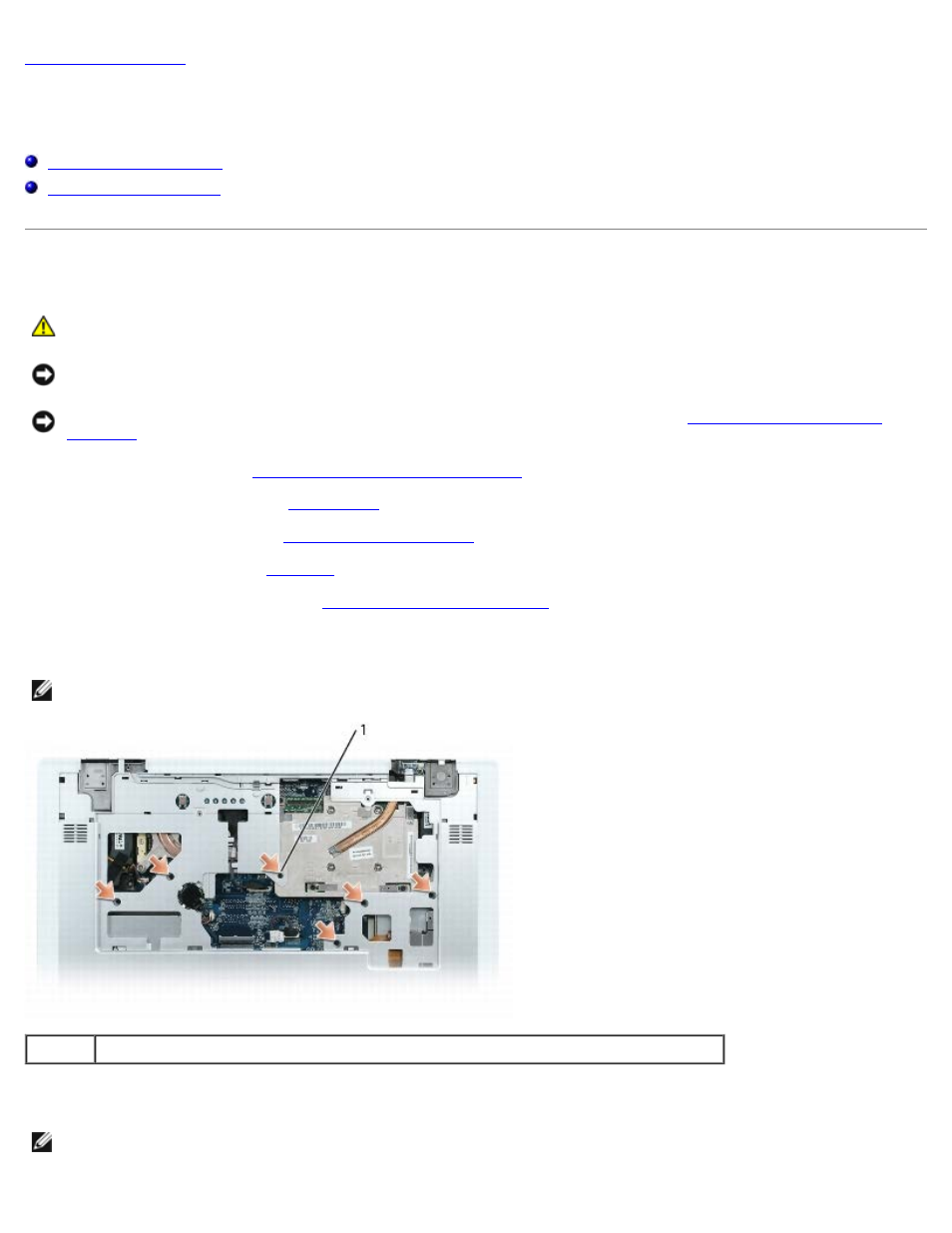 Palm rest: dell xps m1710 service manual, Palm rest, Removing the palm rest | Dell XPS M1710 (MXG061, Early 2006) User Manual | Page 55 / 64