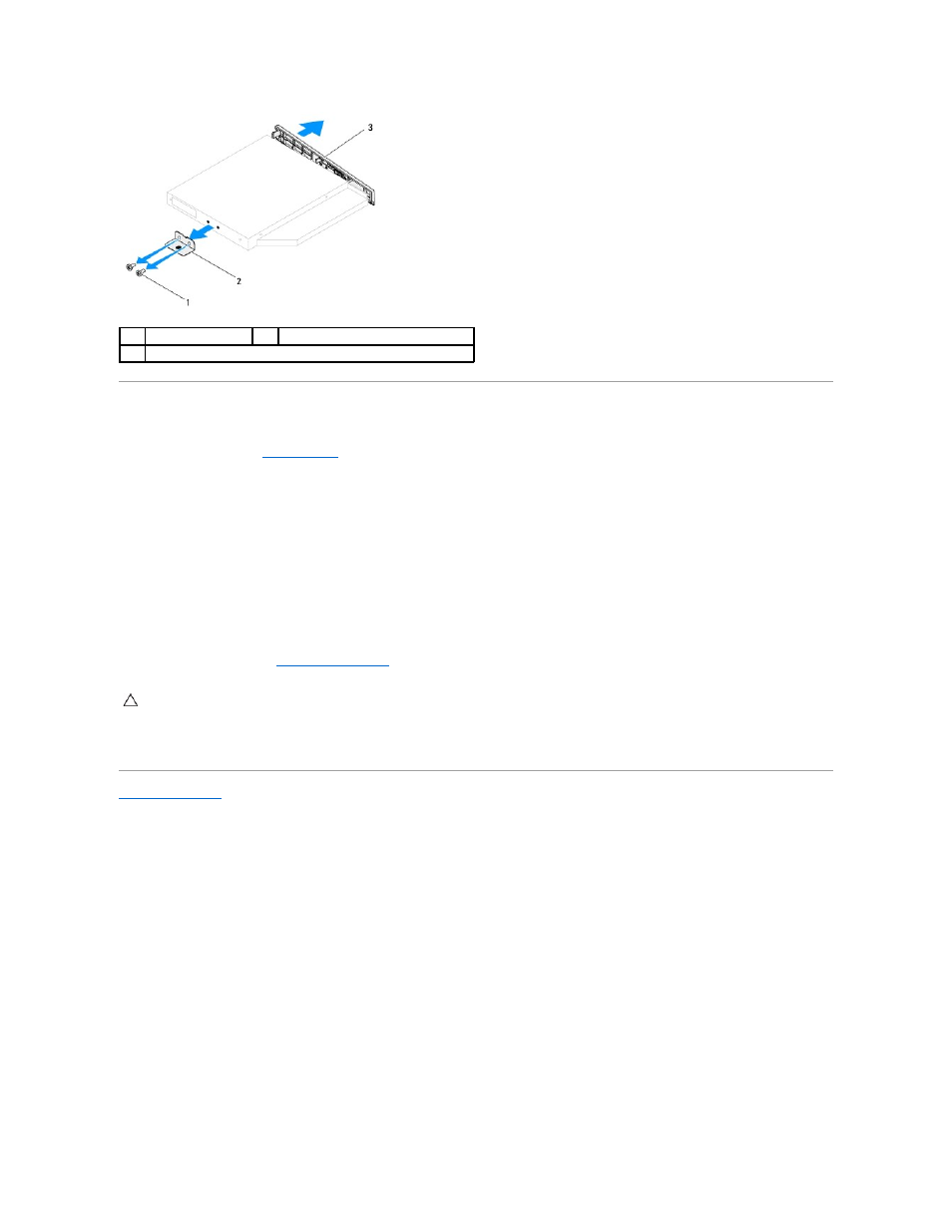 Replacing the optical drive | Dell Inspiron One 2205 (Mid 2010) User Manual | Page 46 / 74