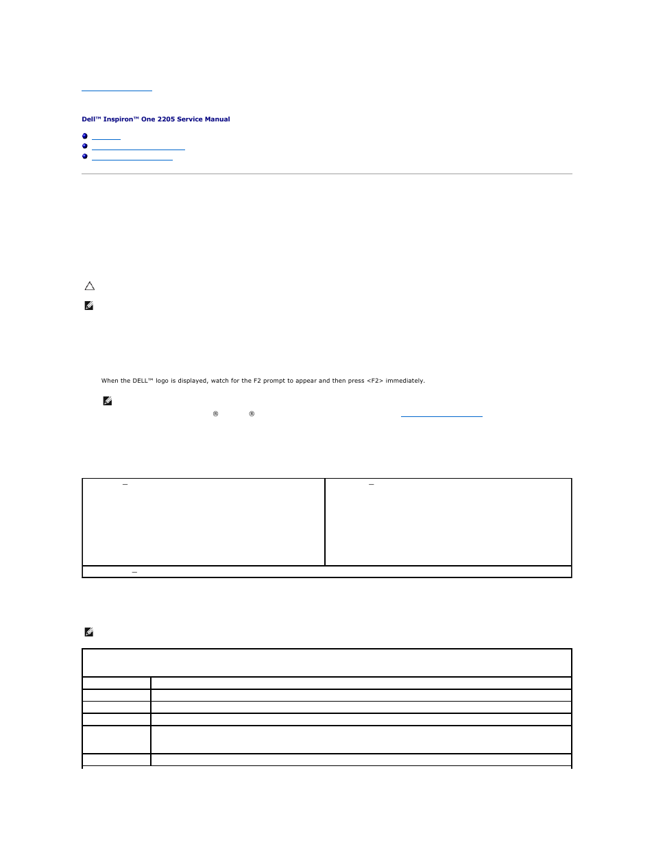 System setup utility, Overview, Entering system setup utility | System setup options | Dell Inspiron One 2205 (Mid 2010) User Manual | Page 63 / 74