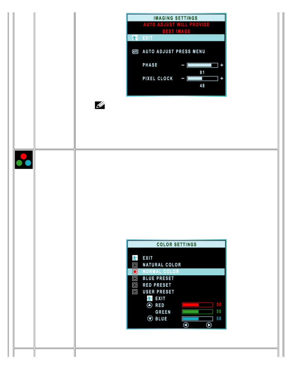 Dell LCD TV W1700 User Manual | Page 62 / 75