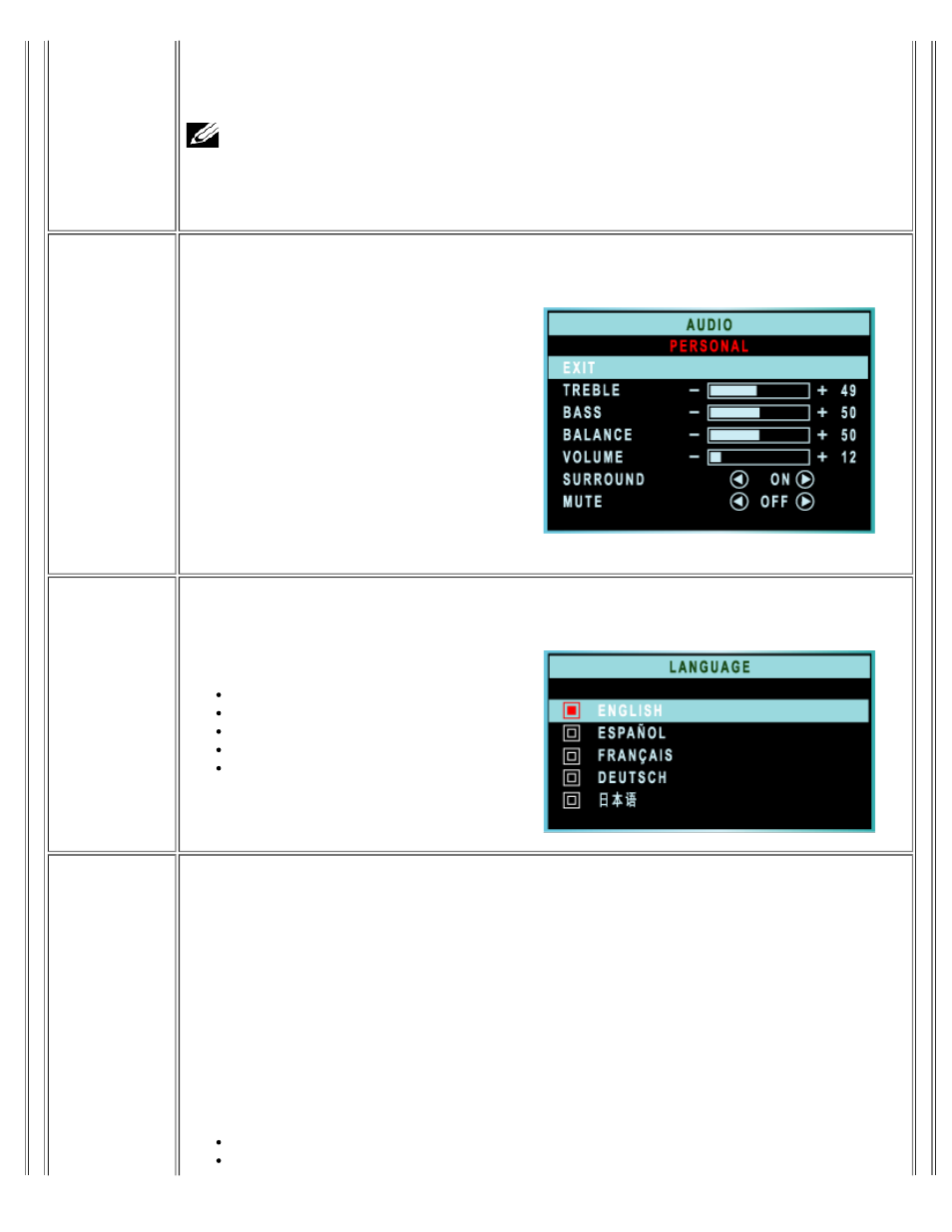 Dell LCD TV W1700 User Manual | Page 66 / 75