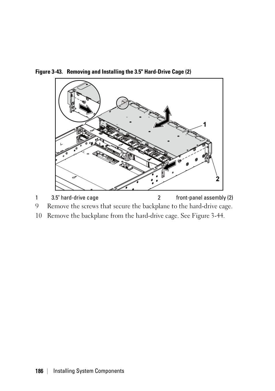 Ee figure 3-43 | Dell PowerEdge C6145 User Manual | Page 186 / 250