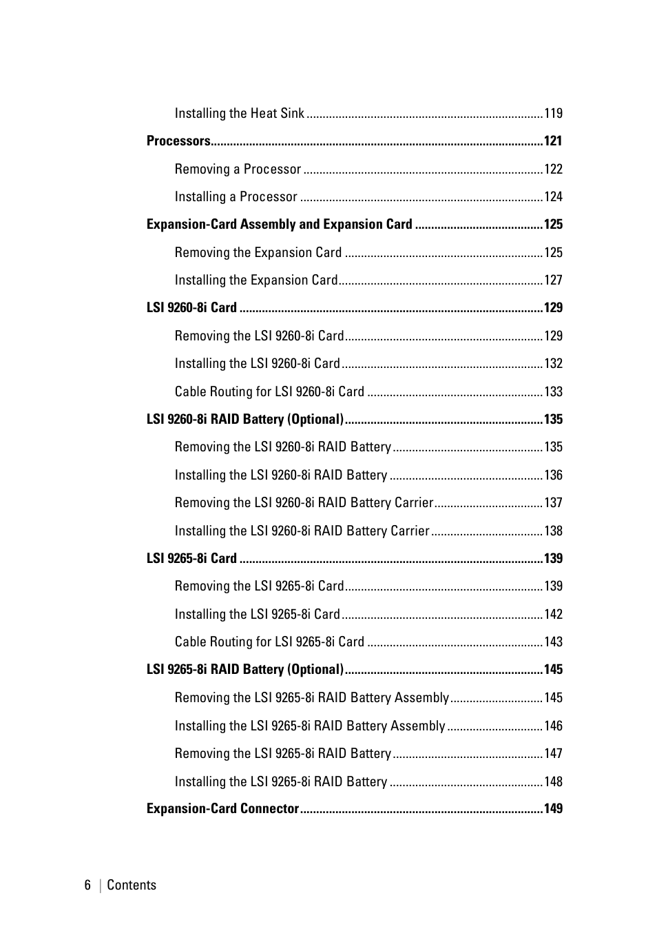 Dell PowerEdge C6145 User Manual | Page 6 / 250