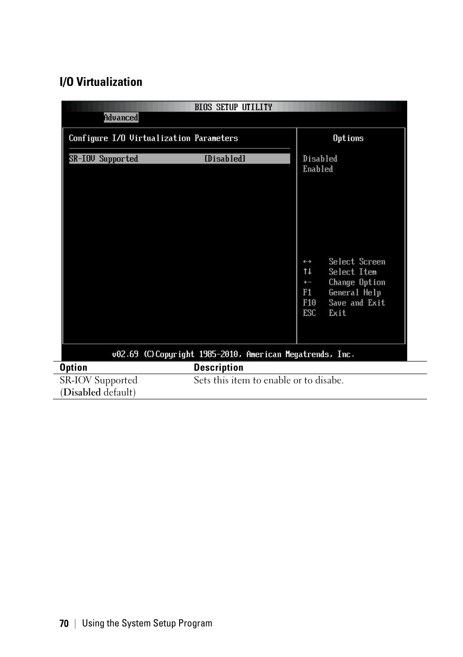 I/o virtualization | Dell PowerEdge C6145 User Manual | Page 70 / 250