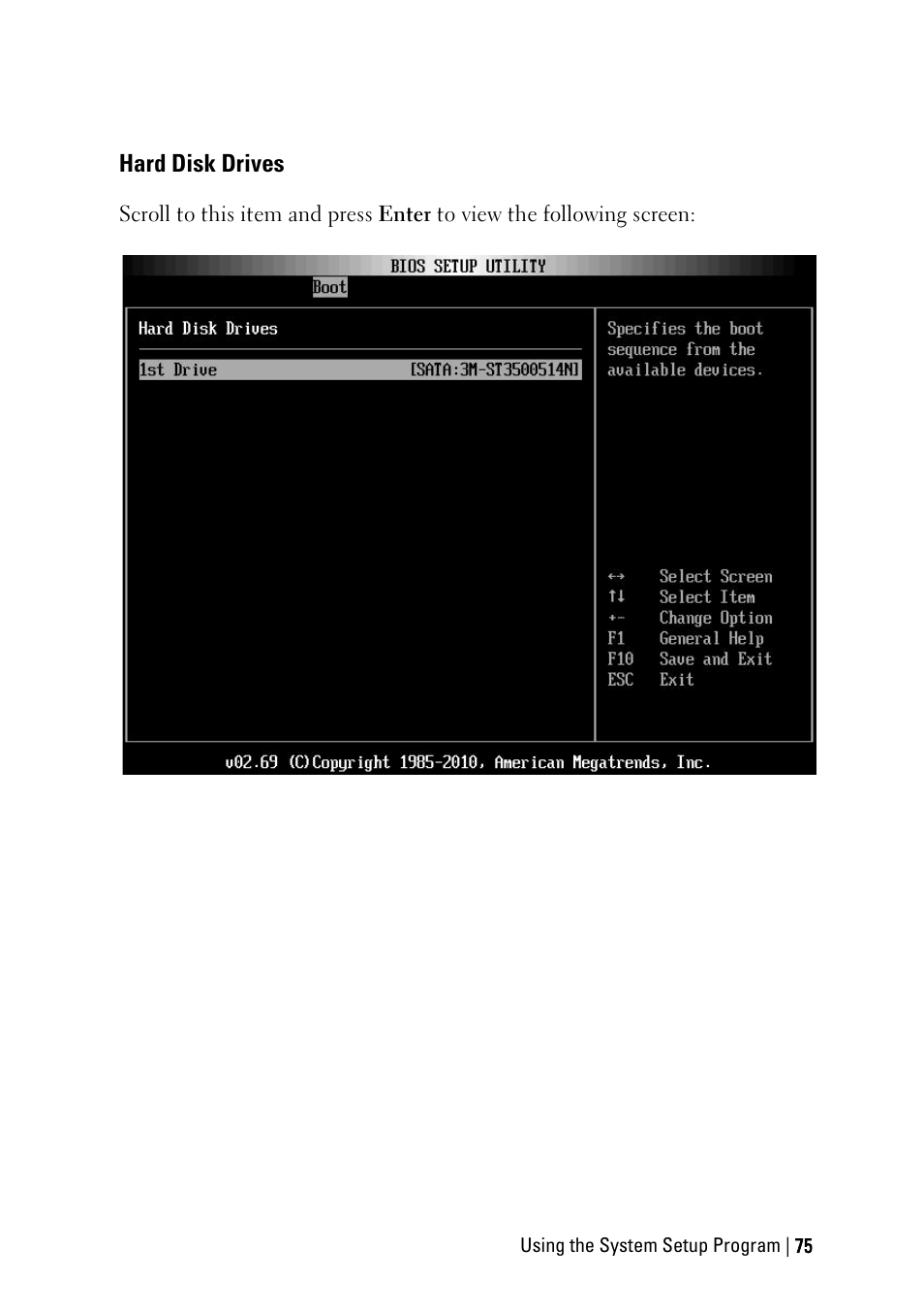 Hard disk drives | Dell PowerEdge C6145 User Manual | Page 75 / 250