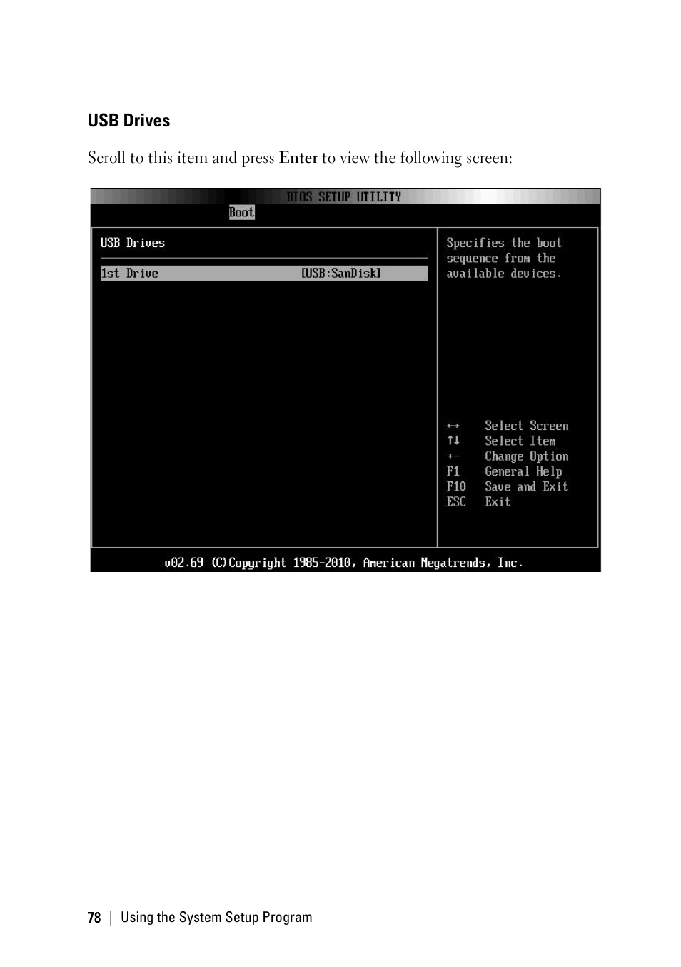 Usb drives | Dell PowerEdge C6145 User Manual | Page 78 / 250
