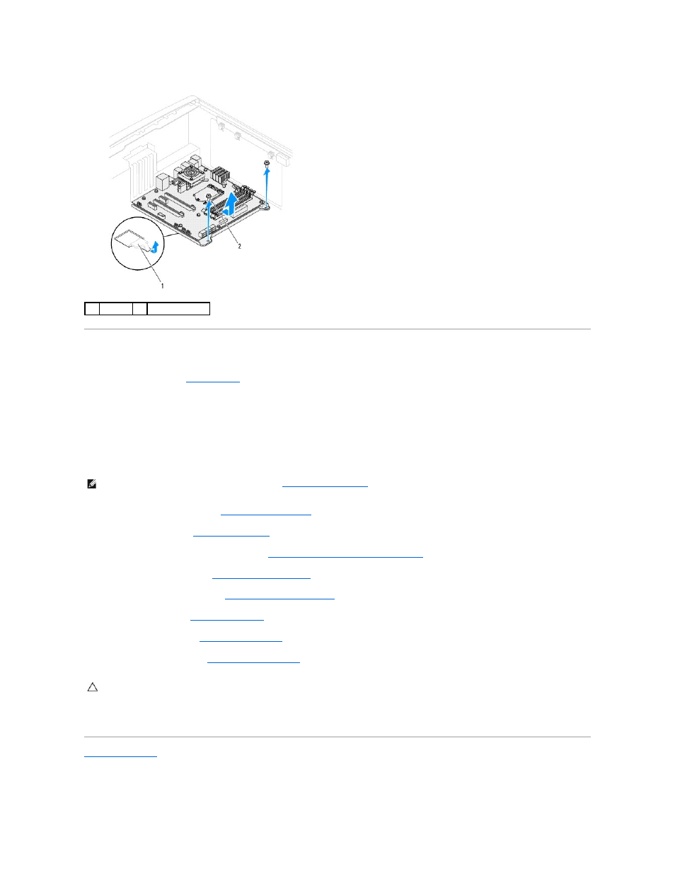 Replacing the system board | Dell Alienware Aurora R3 (Early 2011) User Manual | Page 46 / 64